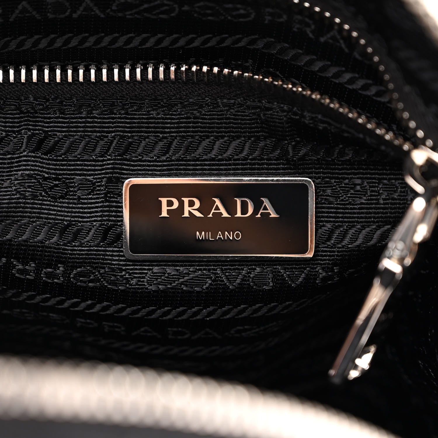 Prada Nylon Tessuto Impuntu Quilted Backpack Black 6 of 10