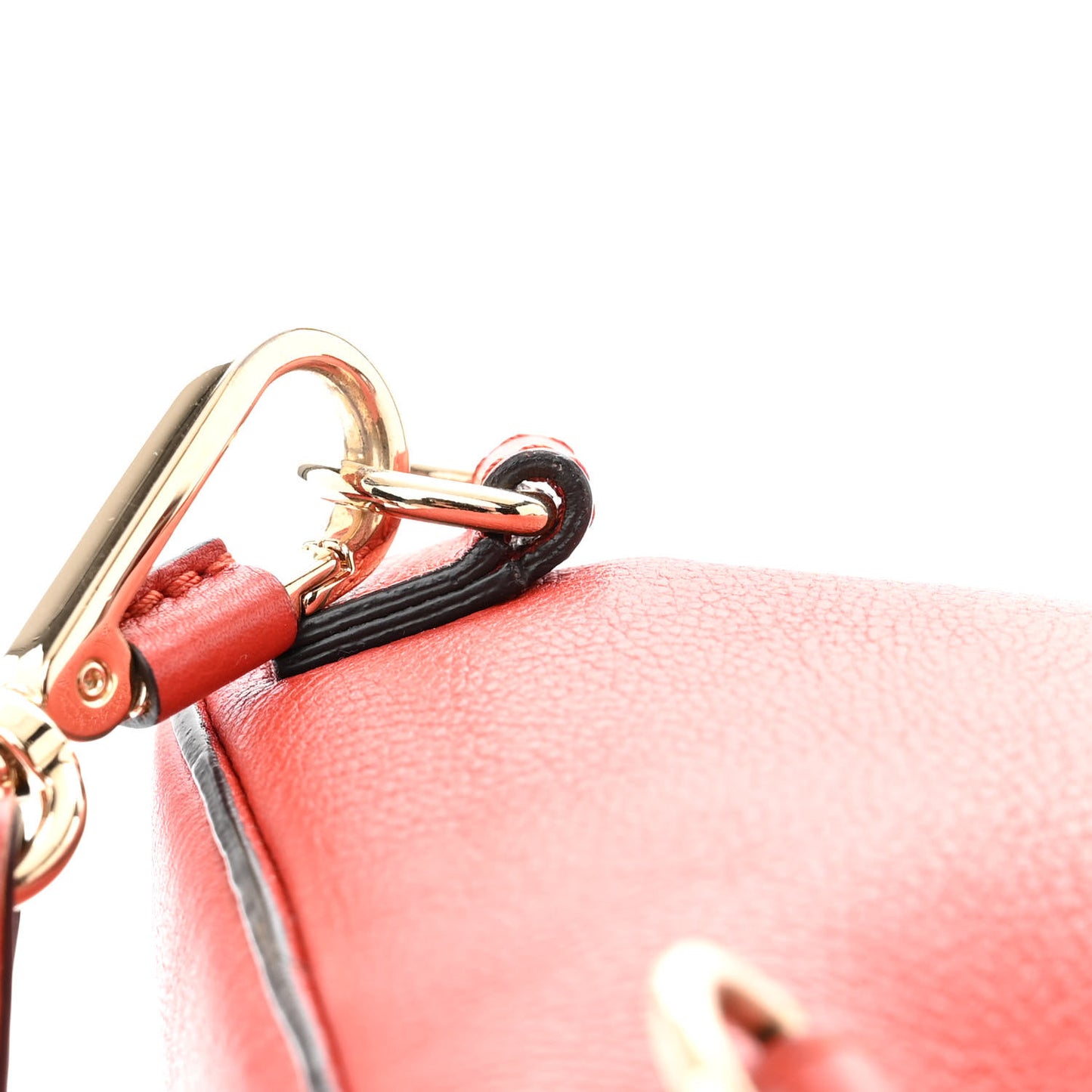 Suede Calfskin Mini Faye Backpack Sepia Red