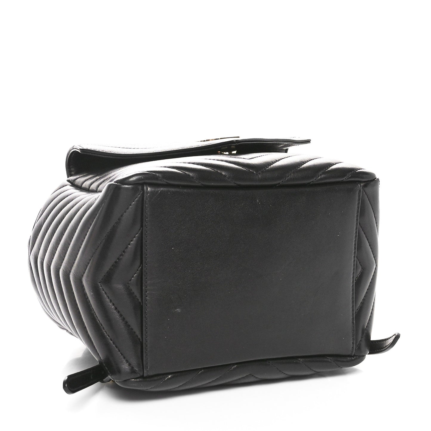 Lambskin Matelasse Monogram Joe Backpack Black