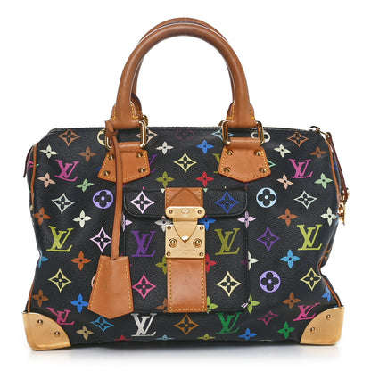 Louis Vuitton Monogram Multicolor Speedy 30 Black 1 of 9