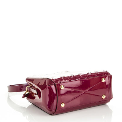 Louis Vuitton Vernis Montaigne BB Magenta 4 of 7