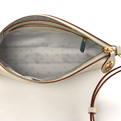Louis Vuitton Suhali Lockit Clutch White 5 of 7