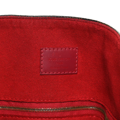 Louis Vuitton Damier Ebene Caissa Hobo Cherry 6 of 13
