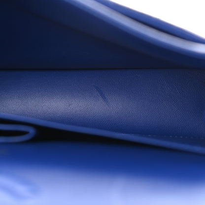 Chanel Caviar Quilted Medium Double Flap Blue 11 of 11