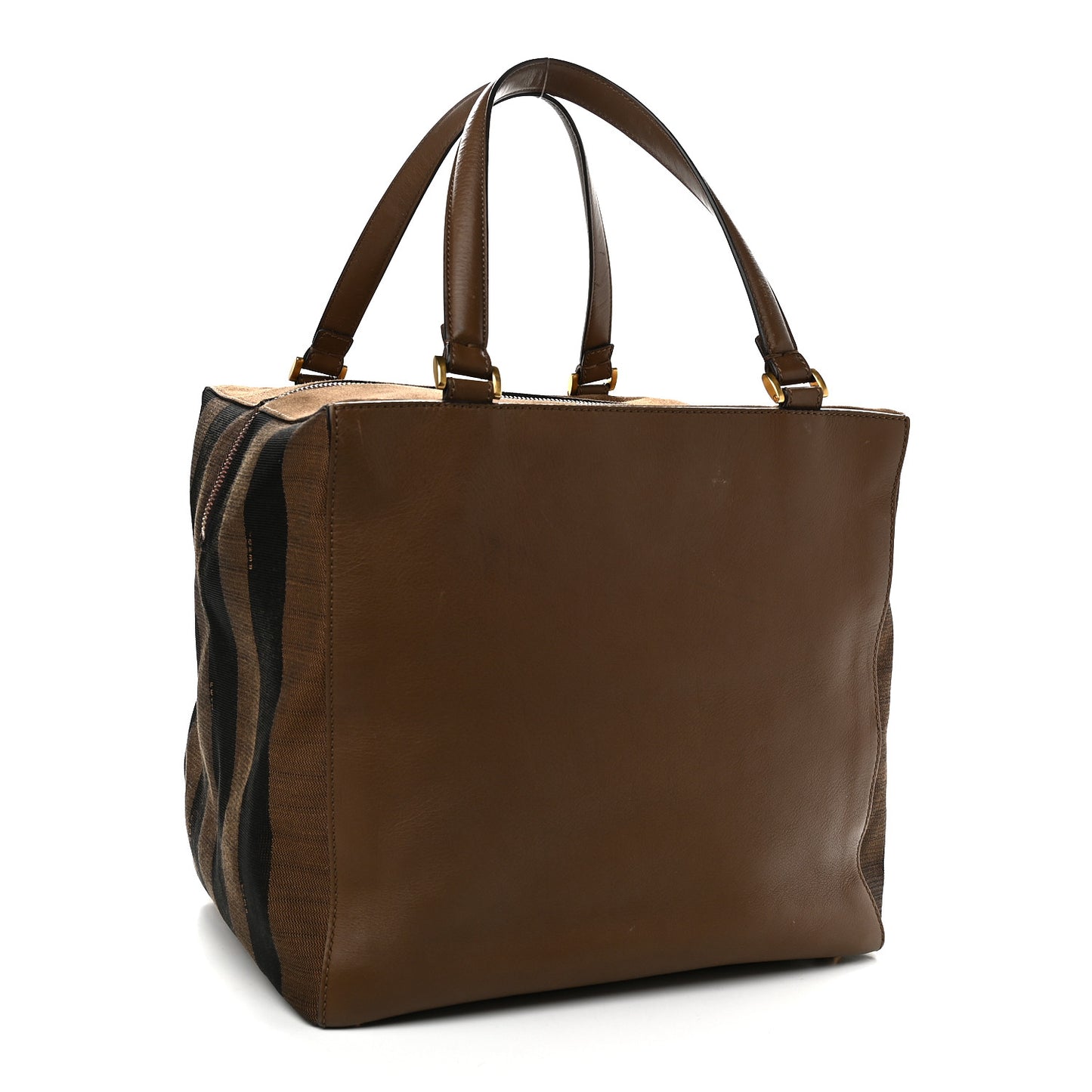 Vitello Pequin Magnetic Top Satchel Foresta