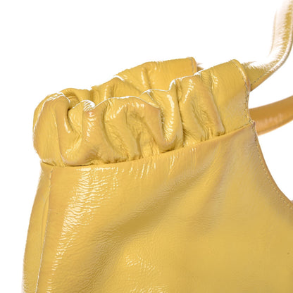 Saint Laurent Patent Belle de Jour Cabas Tote Yellow 13 of 16