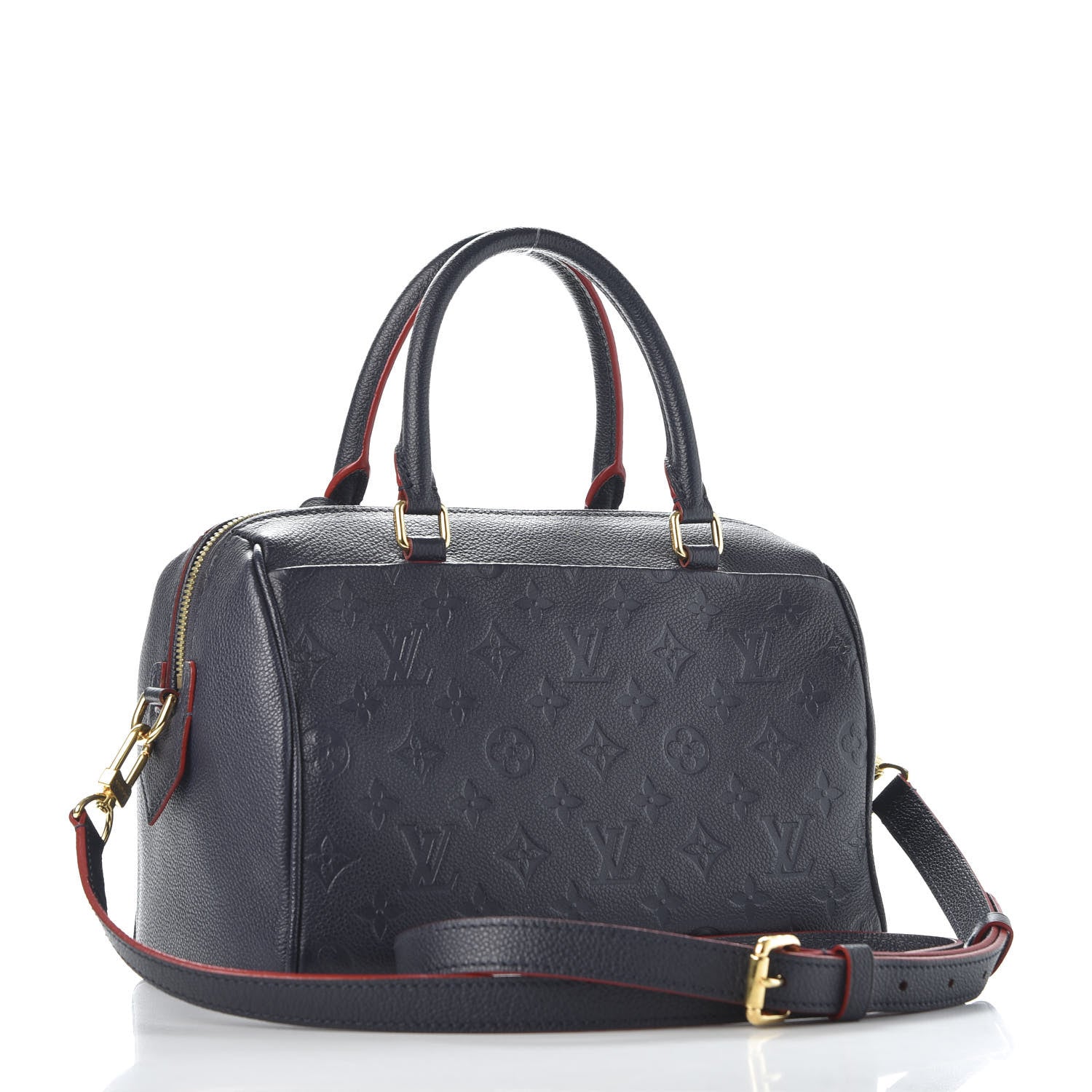 Louis Vuitton Empreinte Speedy Bandouliere 25 NM Marine Rouge 2 of 10