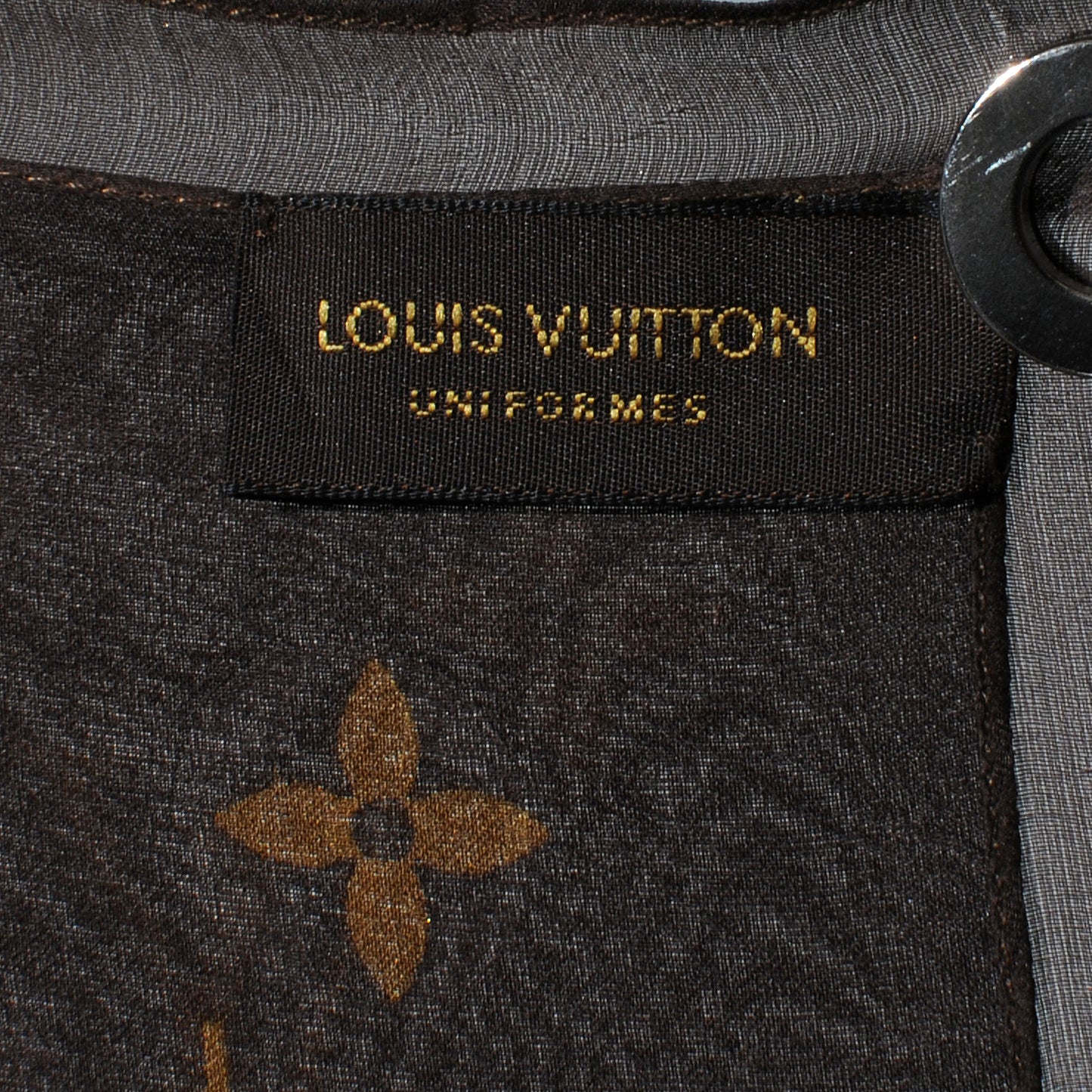 Silk Monogram Bandana Marron