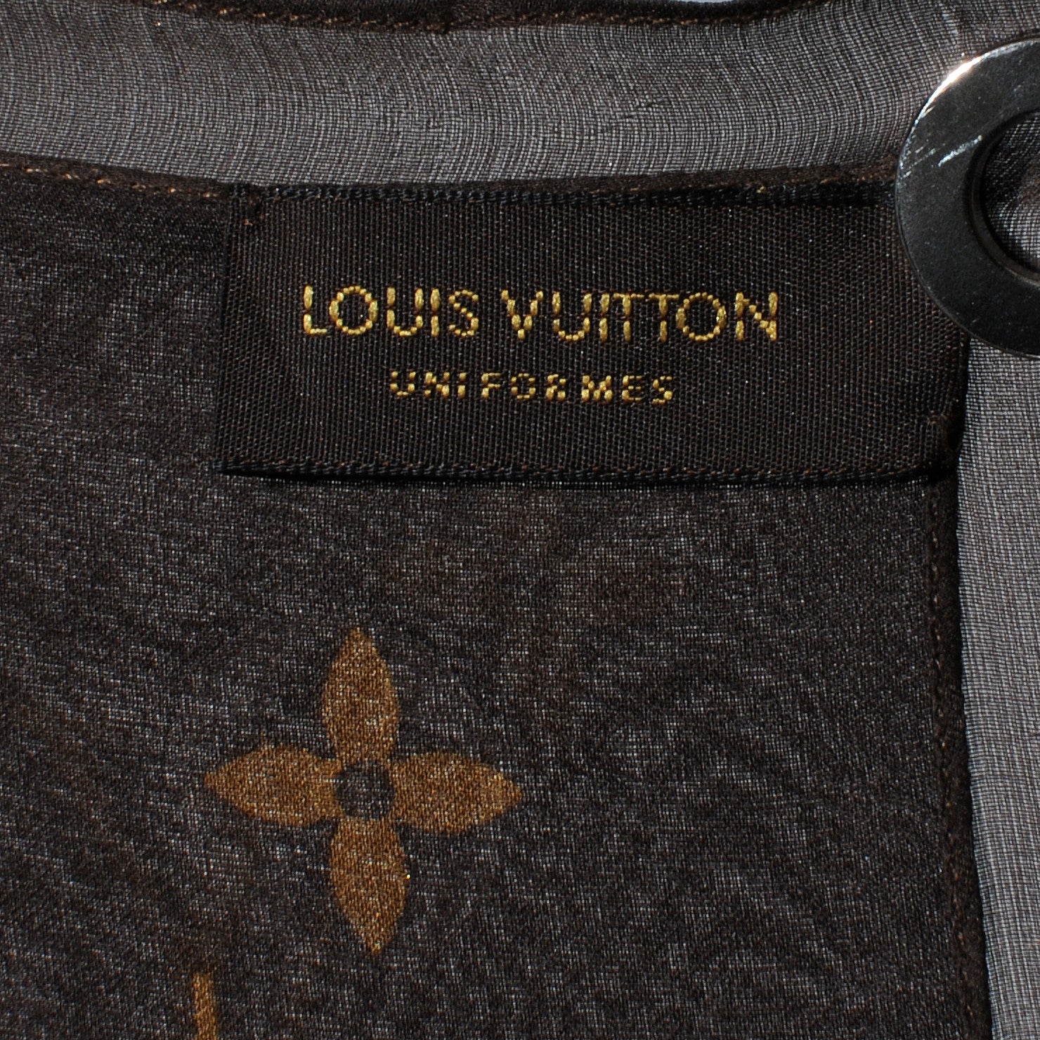 Louis Vuitton Silk Monogram Bandana Marron 4 of 4