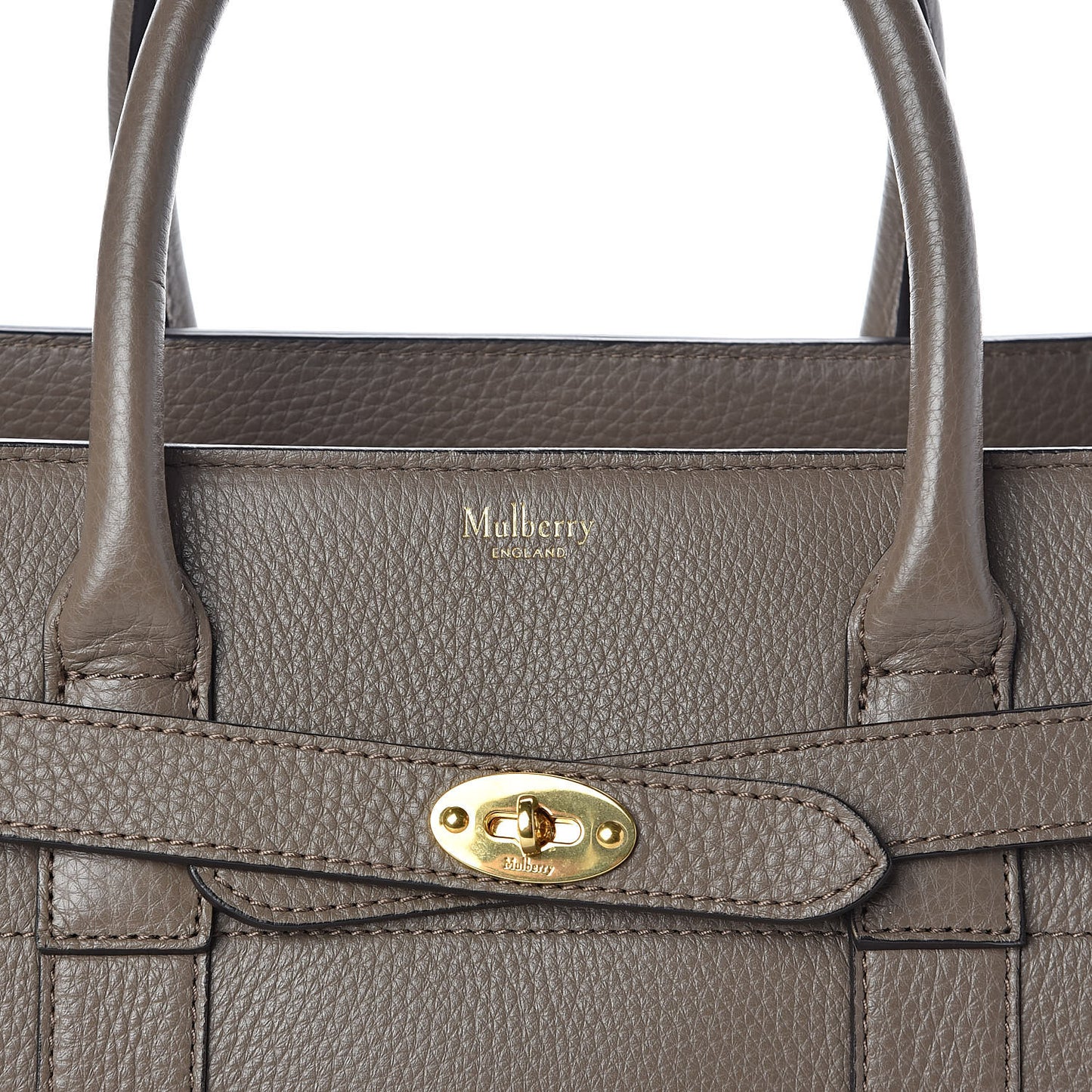 Small Classic Grain Small Bayswater Zip Tote Clay