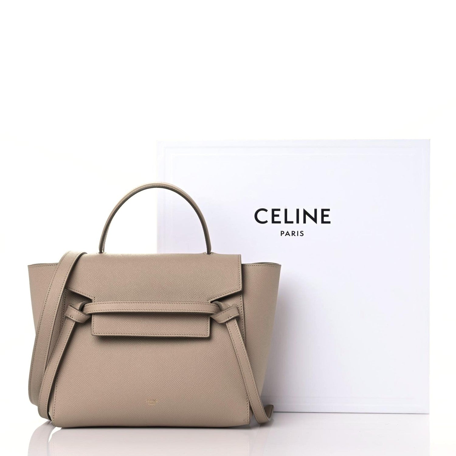 Celine Grained Calfskin Micro Belt Bag Light Taupe 11 of 11