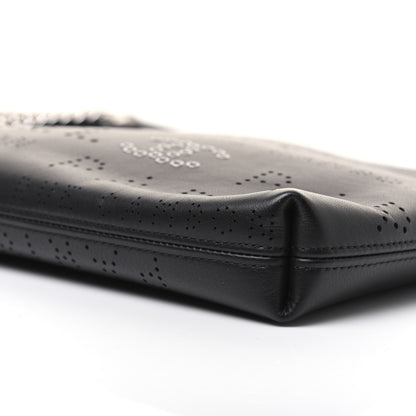 Chanel Calfskin Eyelets Clutch Black 7 of 10