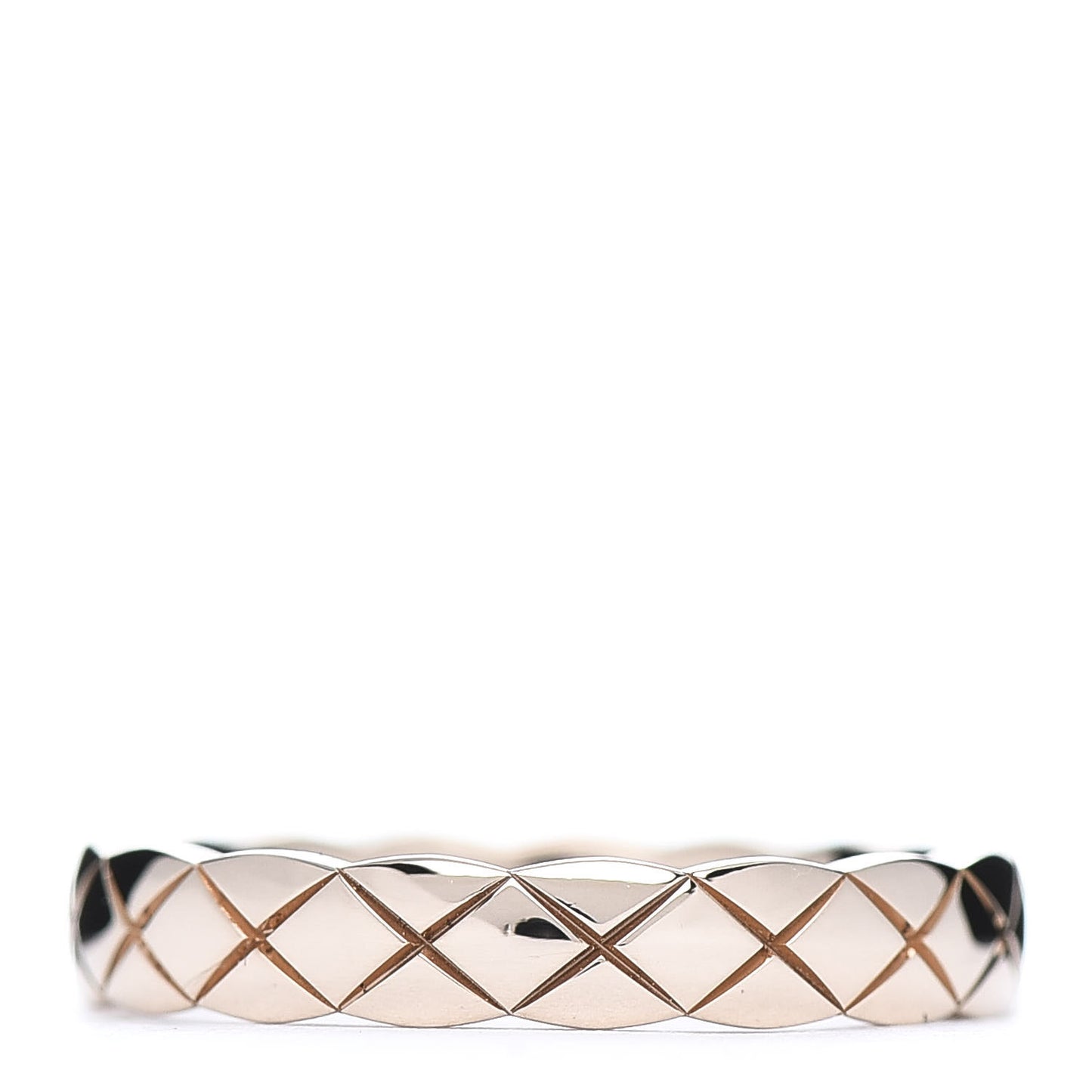 18K Beige Gold Mini Coco Crush Ring 48 4.5