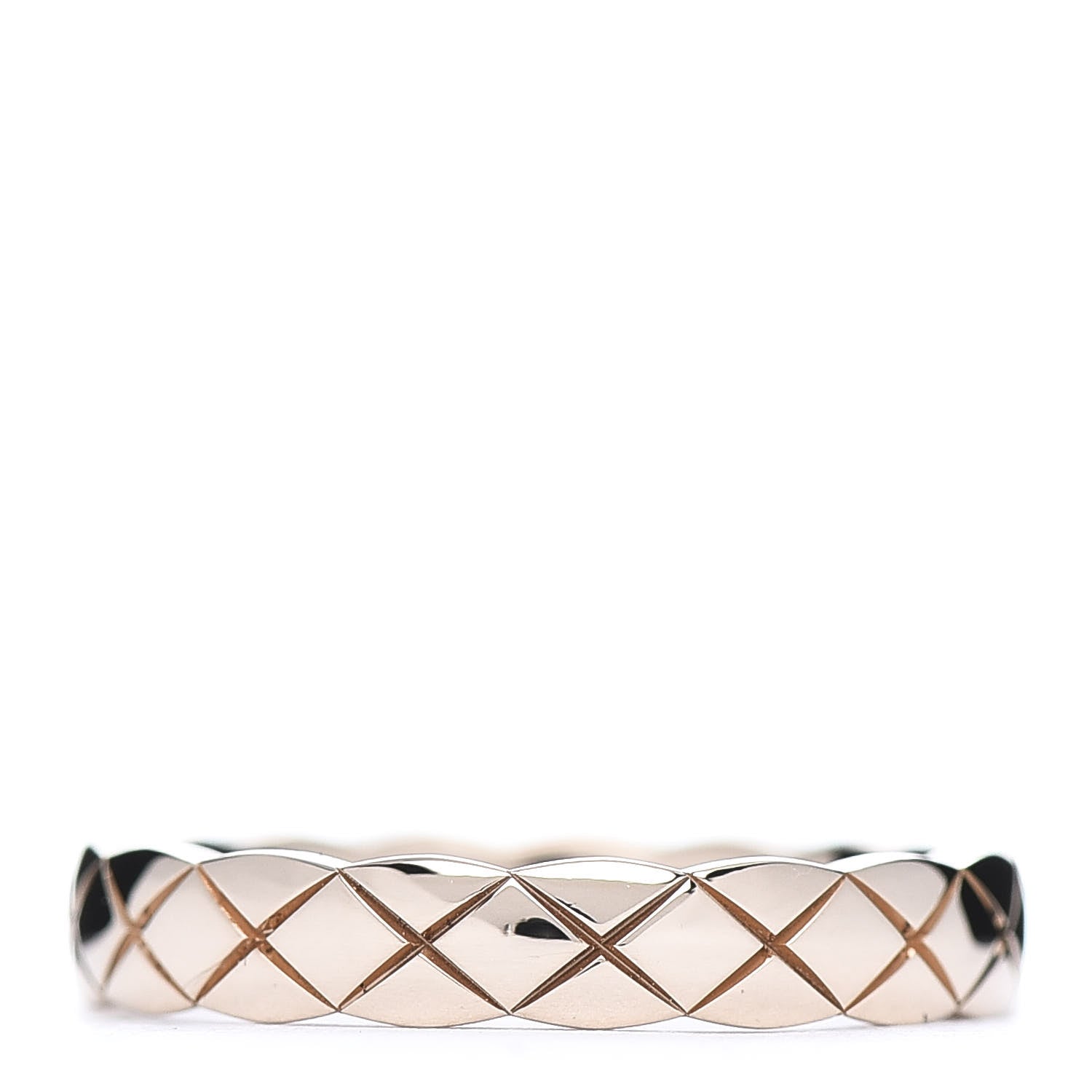 Chanel 18K Beige Gold Mini Coco Crush Ring 48 4.5 1 of 7