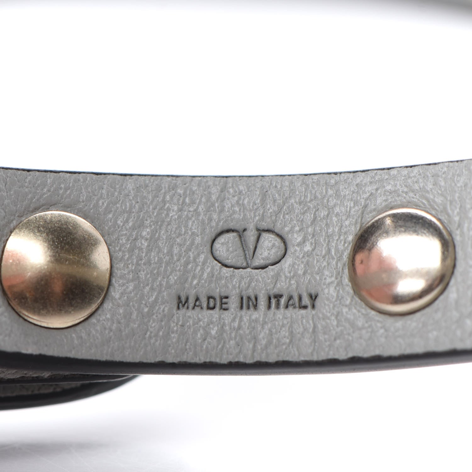 Valentino Garavani Vitello Rockstud Bracelet Opal Grey 4 of 4
