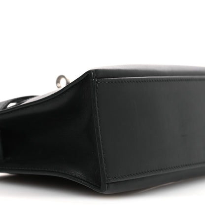Hermes Box Kelly Pochette Clutch Black 9 of 12