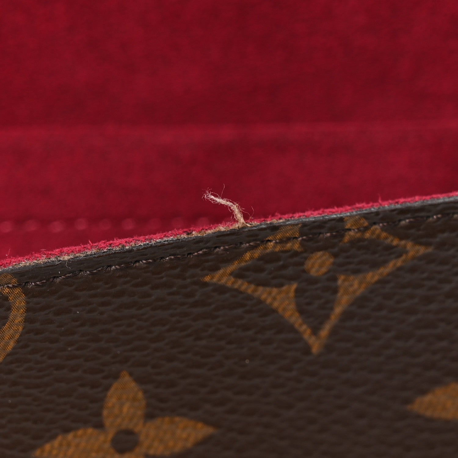 Louis Vuitton Monogram Pochette Felicie Chain Wallet Fuchsia 12 of 13