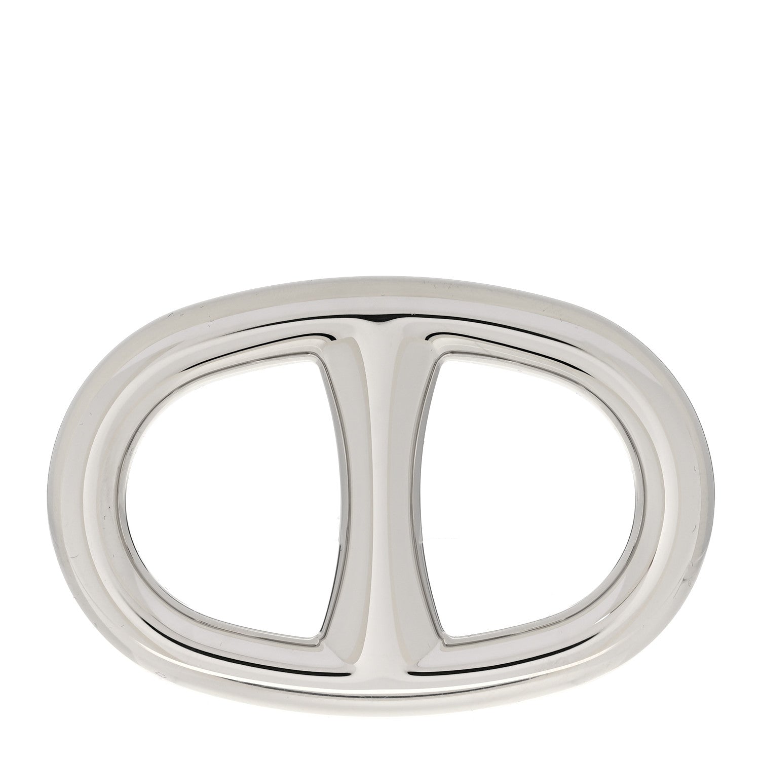 Hermes Palladium Chaine D'Ancre Scarf Ring 1 of 4