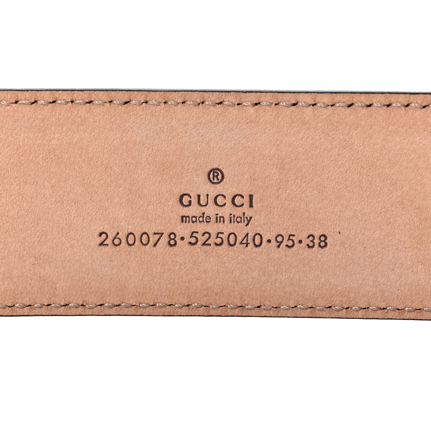 Gucci Calfskin 1973 Belt 95 38 Black 5 of 5