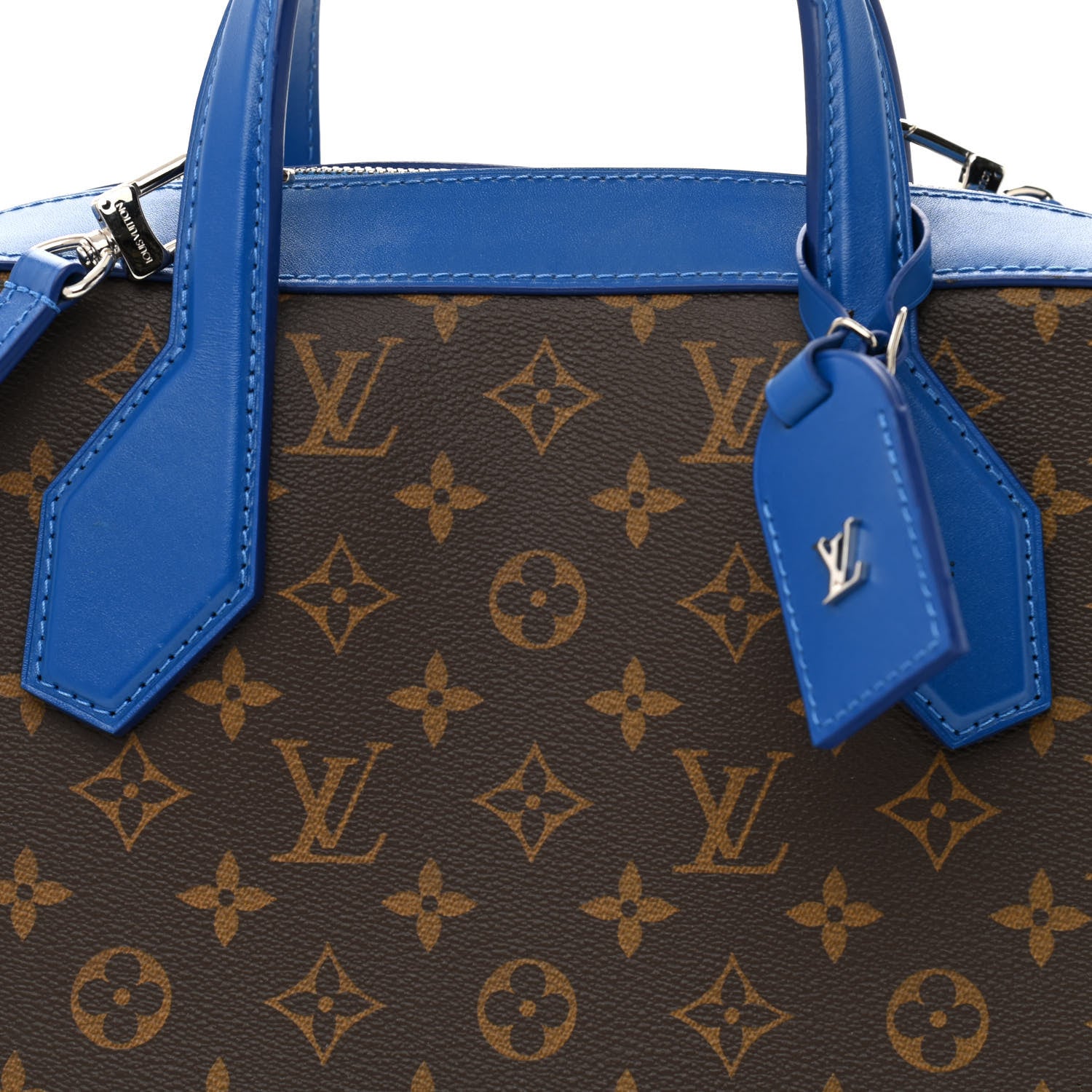 Louis Vuitton Monogram Dora MM Electric Blue 7 of 12