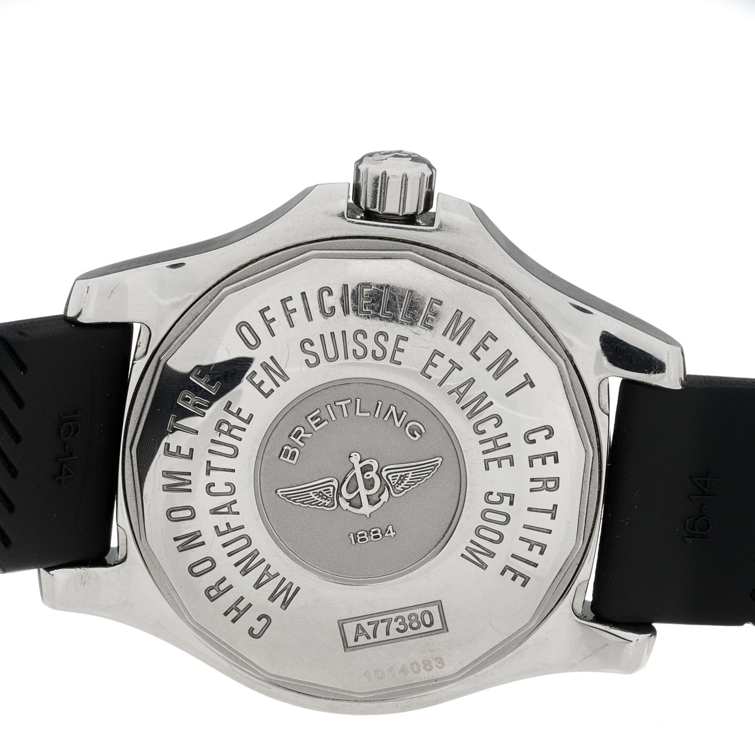 Breitling Stainless Steel Rubber 33mm Colt Oceane Quartz Watch A77380 4 of 4