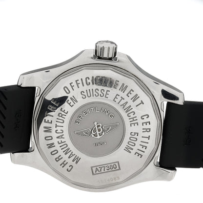 Breitling Stainless Steel Rubber 33mm Colt Oceane Quartz Watch A77380 4 of 4