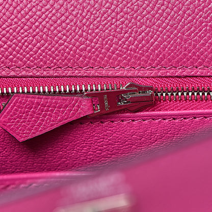 Hermes Epsom Kelly Sellier 25 Rose Pourpre 31 of 41