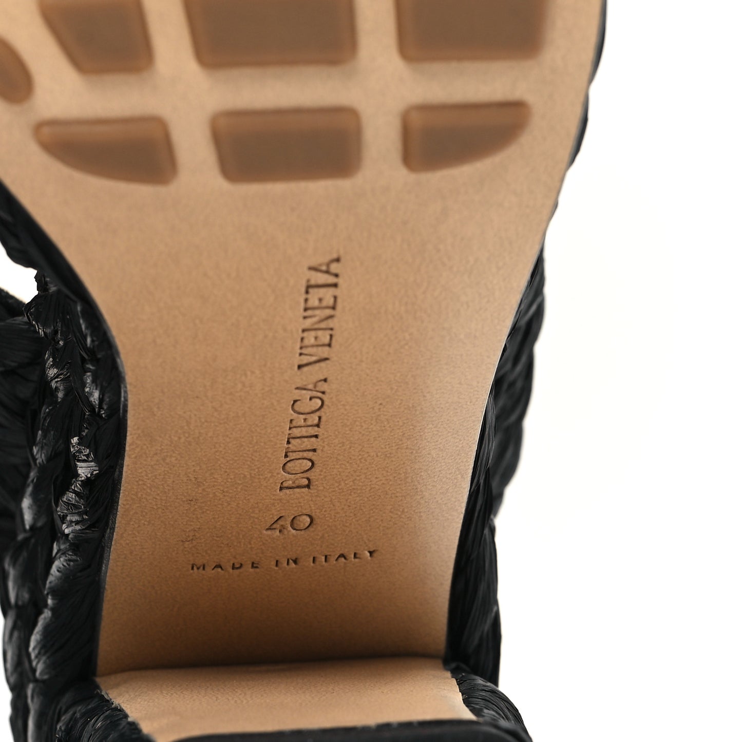 Trinity Weave Canalazzo Sandals 40 Black