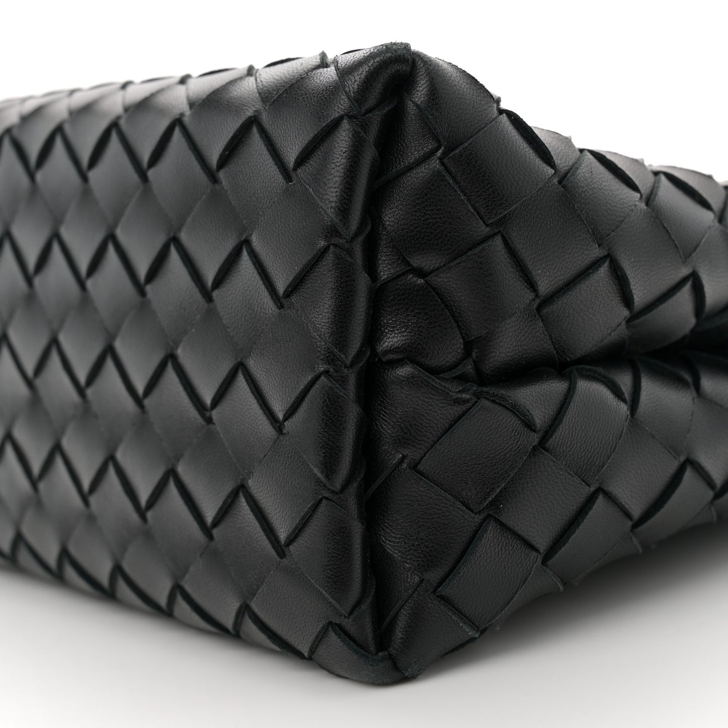 Nappa Intrecciato Small Andiamo Shoulder Bag Black