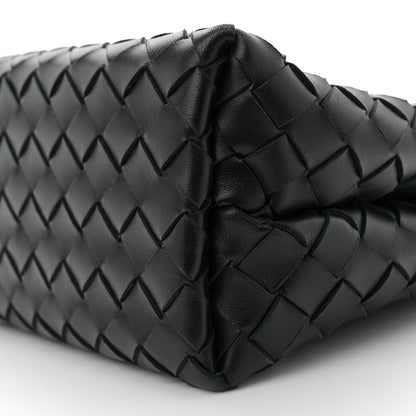 Bottega Veneta Nappa Intrecciato Small Andiamo Shoulder Bag Black 9 of 10