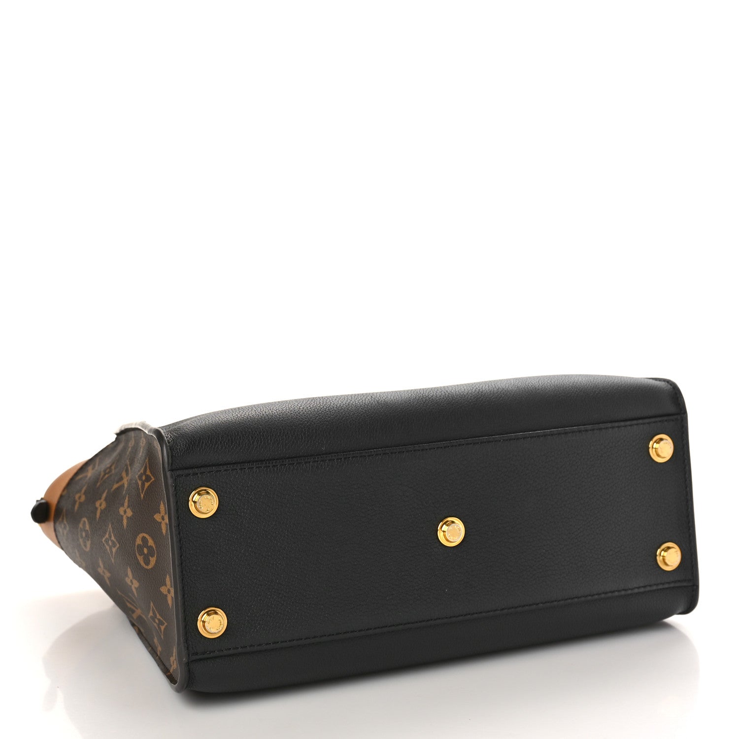 Louis Vuitton Calfskin Monogram On My Side Black 4 of 8