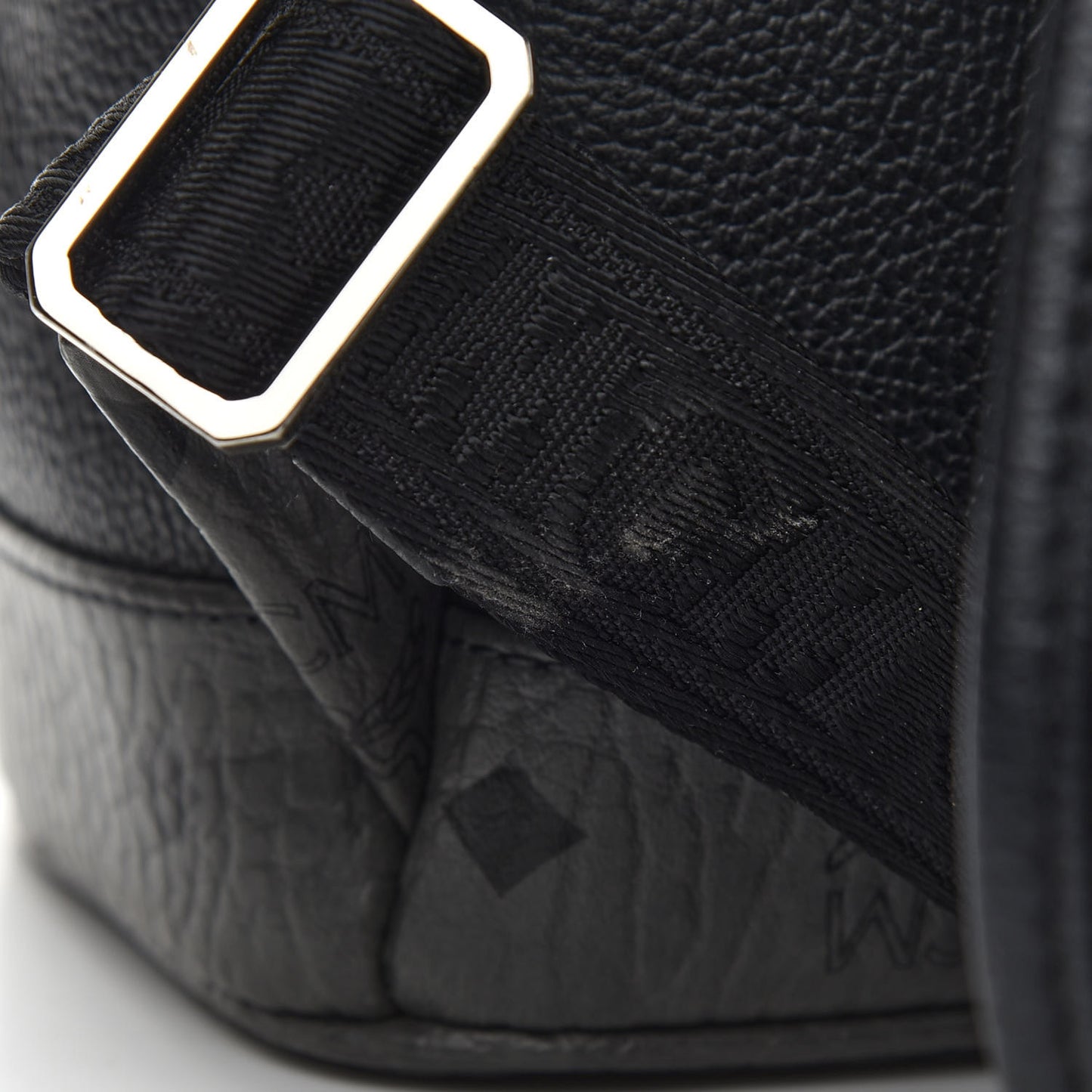 Grained Calfskin Visetos Small Stark Backpack Black