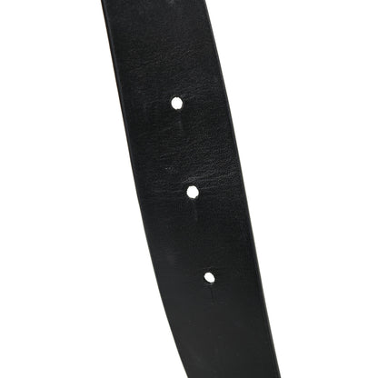 Chanel Calfskin Crystal Pearl Caviar CC Belt 85 34 Black 5 of 5