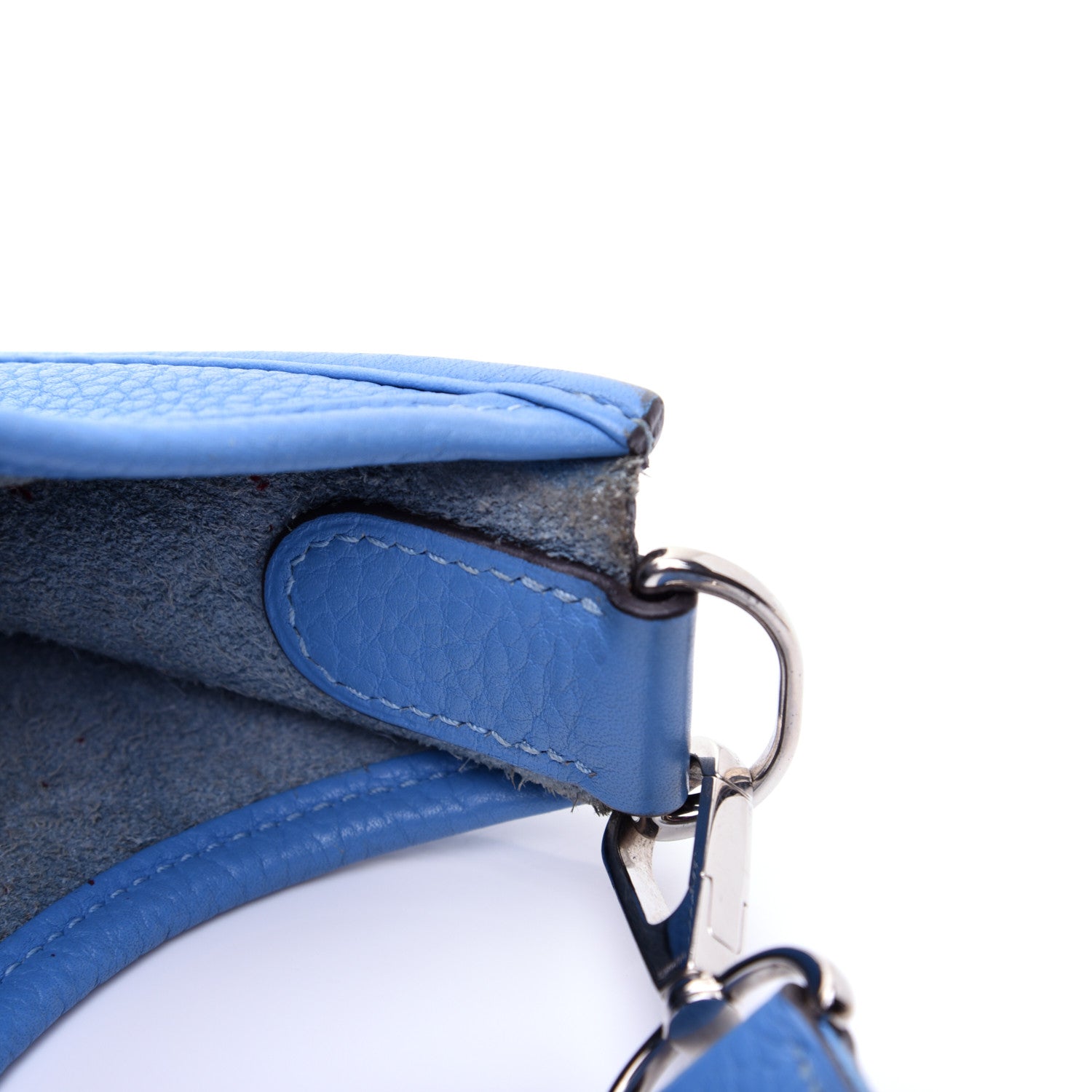 Hermes Taurillon Clemence Evelyne III PM Bleu Paradis 11 of 14
