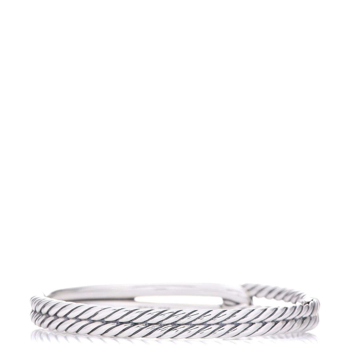 Sterling Silver Single Loop Labyrinth Bracelet