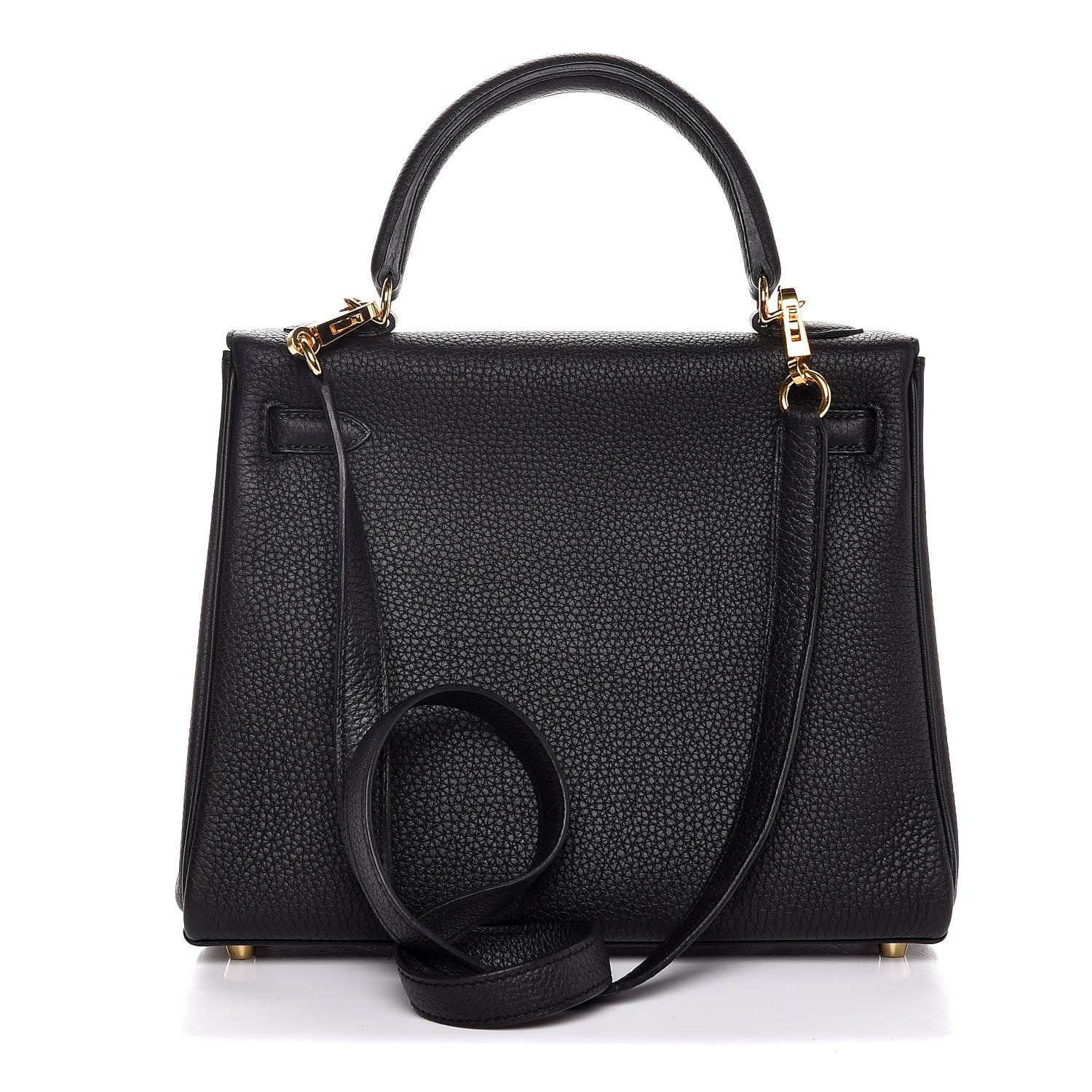 Hermes Togo Kelly Retourne 25 Black 6 of 36