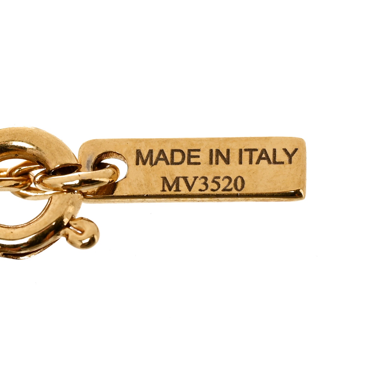 Fendi Metal Logo Bracelet Gold 5 of 6