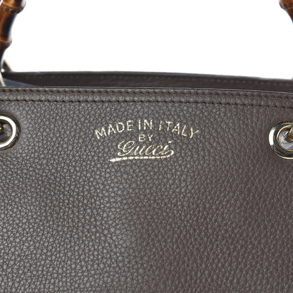 Gucci Cellarius Calfskin Medium Bamboo Shopper Tote Grey Field 10 of 10