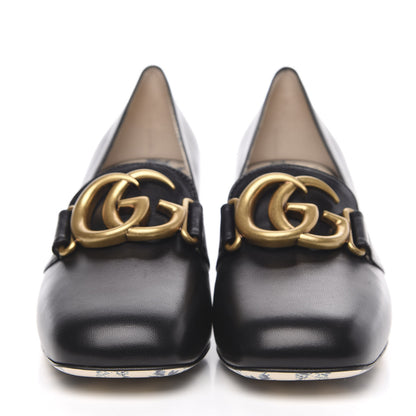 Gucci Malaga Kid GG Victoire 55mm Loafer Pumps 38 Black 2 of 9