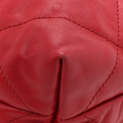 Chanel Shiny Calfskin Quilted Small Chanel 22 Red 13 of 13