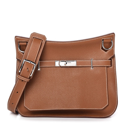 Hermes Taurillon Clemence Jypsiere 28 Gold 1 of 11