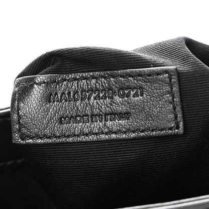 Saint Laurent Smooth Calfskin Le 5 A 7 Hobo Black 7 of 10