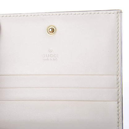 Gucci Guccissima Card Case Wallet White 5 of 5