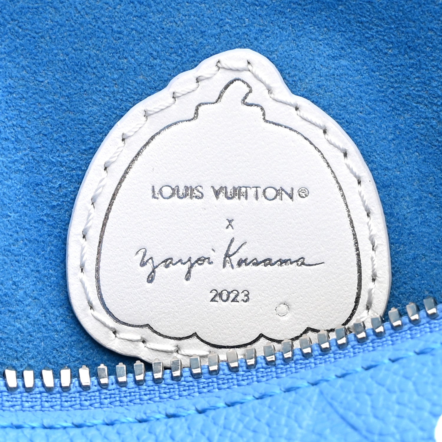 Louis Vuitton LV X YK Empreinte Speedy Bandouliere 20 Blue White 6 of 9