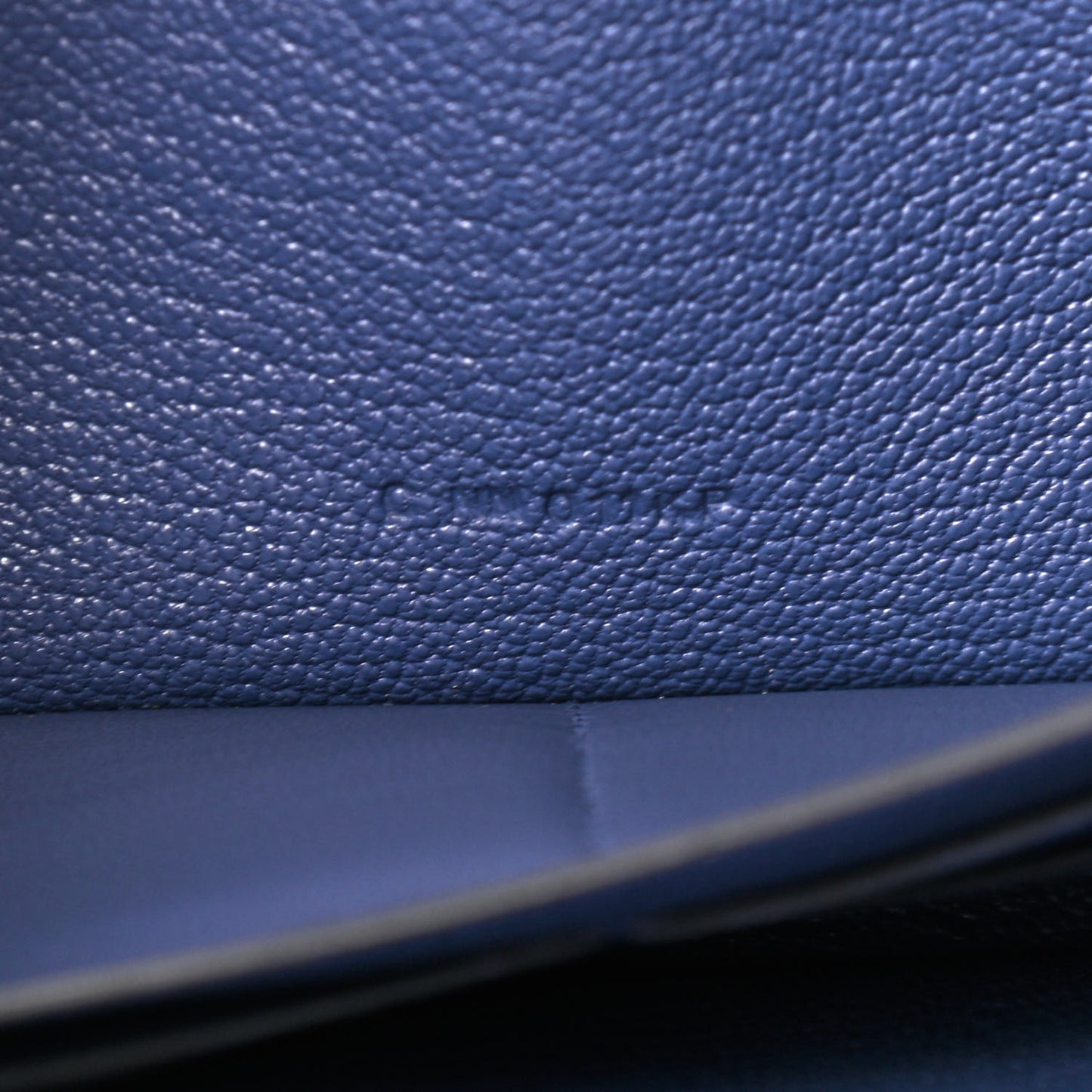 Chevre Mysore Kelly Longue Wallet Bleu Brighton