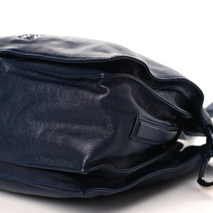 Loewe Calfskin Small Drawstring Bag Midnight Blue 8 of 8