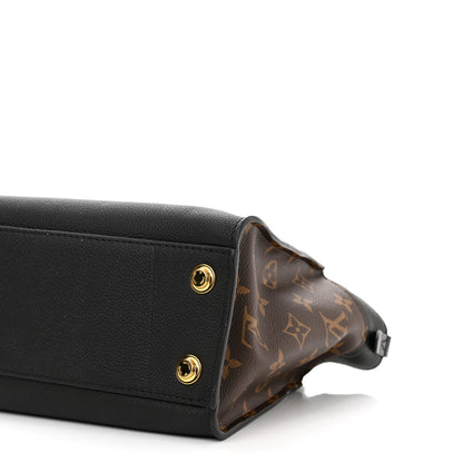 Louis Vuitton Calfskin Monogram On My Side PM Black 9 of 9