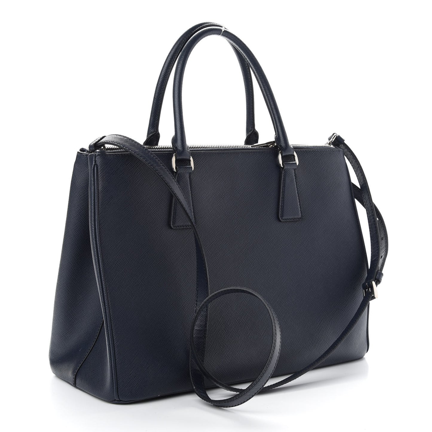 Saffiano Medium Galleria Double Zip Tote Baltico