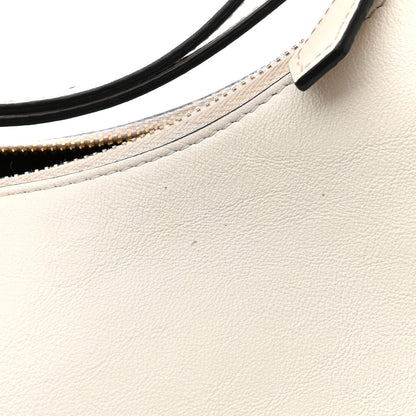 Fendi Vitello Grace Matte Small Fendigraphy Hobo Bag White Ice 11 of 16