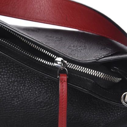 MCM Calfskin Ottomar Large Klara Hobo Black 10 of 12